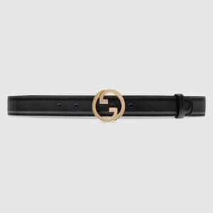 Gucci Blondie Belt in Black Leather - Dustbag Included